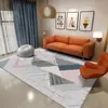 Nueva Alfombra de Piso Sala de Estar Dormitorio Lujo Ligero Alta Calidad Simple Cobertura Total Sofá Alfombra de Piso Grande Mesa de Café Limpiable Alfombra de Mesita de Noche