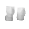 Molde de Silicone para Vela Perfumada em Formato de Filhote DIY Sabonete Artesanal Gesso Cola Argila Enfeites Decorativos