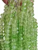 2024 Contas Lisas de Cristal Rachado de Gelo Contas Soltas Acessórios de Joias Cor Sorvete Contas Florais Rodadas Tingidas em Água Roupas
