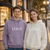 Sudaderas de otoño e invierno personalizadas para hombre con estampado de logotipo, sudaderas con capucha hechas a medida, uniformes de clase, uniformes de equipo corporativo, ropa de trabajo