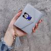 Série Engraçada de Halloween Mickey Cor Pura Franja Porta-Moedas Etsy Carteira Fina Ins Carteira Feminina com Múltiplos Compartimentos para Cartão