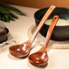 Conjunto de Espátulas de Madeira para Casa Espátula de Cabo Longo Especial para Frigideira Antiaderente Espátula de Cozinha Colher de Sopa Grande Espátula de Arroz Venda por Atacado Cozinha