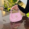 Bolso de Mano de Gelatina Nuevo de Verano Bolso Pequeño y Exquisito con Cadena Bolso Pequeño de Hombro Cruzado Color Caramelo