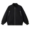 Chaqueta de piloto de trabajo con cuello alto estilo High Street americano para hombre, marca de moda con diseño de cremallera, prenda exterior estilo béisbol (Artículo de Venta Caliente)
