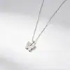Collar con Colgante de Mariposa de Acero Inoxidable 18k Estilo Coreano y Japonés Doble Capa Mate para Mujer, Cadena para Clavícula de Doble Ala