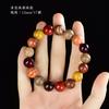 Pulseras de sándalo con cuentas de tesoro múltiple sándalo rojo cuentas de pera hombres caoba texto pulsera de juego cuentas mujeres 108 joyería multimaterial