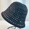 Sombrero de pescador ahuecado de verano para mujer, transpirable, fino, protector solar, sombrero de cubo, sombrero de lavabo de moda, sombrero de sol de viaje