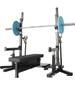 Rack de levantamiento de potencia, rack de sentadillas comercial, rack de empuje de carrera, rack de empuje horizontal, equipo de fitness multifuncional integrado para gimnasio