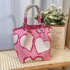 Presente para o Dia da Mulher, Sacola de Presente Souvenir, Bolsa de Tecido Tricotada à Mão, Presente para Professores, Bolsa de Mão, Brinde Promocional para Reunião Anual da Empresa