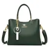 Bolso texturizado nuevo para mujer 2026, Bolso de moda para madre de mediana edad, Bolso de mano retro de cuero suave, Bolso de hombro cruzado