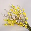 Orquídea Danzante Flores Artificiales Flores Artificiales de Alta Calidad Arreglos Florales Decorativos Ramos Flores Secas Decoraciones para Sala de Estar Flores de Mesa