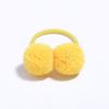 Bola de Pelúcia Infantil Fofa Europeia e Americana Corda de Cabelo Versátil Anel de Cabelo Fresco Elástico Adereço de Cabeça Flor de Cabeça Fábrica Transfronteiriça Estoque 9979