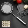 Escorredor de Fundo Plano Doméstico Cozinha Frito Filtro Cesto de Malha Escorredor Macarrão Panela Quente Escorredor Malha Perfurada Escorredor Aço Inoxidável