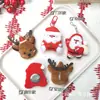 Accesorios de peluche de Santa Claus muñeco de alce broche llavero para bolsa DIY accesorios para el cabello pasador accesorios para ropa calzado