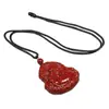 Colgante de Cristal de Cinabrio Crudo Arena de Cristal Guanyin Buda Maitreya Colgante de Colgante de Cristal Arena Dorada al Por Mayor Dropshipping