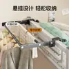 Cabide de Roupa Retrátil para Cabeceira de Dormitório, Suporte de Armazenamento Doméstico para Pendurar, Cabide de Roupa sem Furos para Cabeceira de Beliche de Estudante