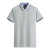 Polo de verano de manga corta camisa publicitaria cultural personalizada solapa ropa de trabajo camiseta en blanco ropa de trabajo bordado de logotipo