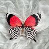 Flor artificial mariposa grande flor de zapato tapa de flor material para pasador de pelo decoración libro rojo pequeño explosiones flor de mariposa 3D