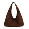 Bolsa Grande Retro Esmerilada para Mujer 2025 Nuevo Otoño e Invierno Bolso de Hombro de Gran Capacidad Bolso Tote Maillard para el Trabajo y el Viaje