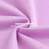 Tejido piqué de poliéster de alta elasticidad de 200 g, tejido de malla piqué de punto de seda de leche de algodón de imitación, material transpirable para polo de primavera/verano