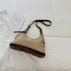 Bolsa de ombro única retrô estilo coreano de alta moda, bolsa transversal casual da moda para o dia a dia em cor sólida, bolsa estilo bolinho estilosa de grande capacidade para mulheres