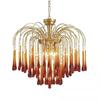 Italiano Vintage Gota de Água Estilo Francês Luz de Entrada Luxo Sala de Estar Quarto Luz de Entrada Sala de Jantar Lustre de Vidro Gradiente Americano