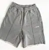 Pantalones Deportivos con Letra Bordada Alcatraz Transfronterizos Europeos y Americanos para Hombre, Holgados de Moda Callejera Marca Deportiva Casual Shorts Corteiz