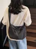 Bolsa de Lona Casual de Gran Capacidad para Mujer 2026 Nueva Ligera con Correa Ancha Cruzada para Deporte, Viaje, Hombro Único, Bolsa tipo Dumpling