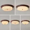 Lámpara de techo retro americana, lámpara de dormitorio, lámpara de habitación, lámpara de techo para comedor, dormitorio, estudio, lámpara de entrada inteligente para balcón