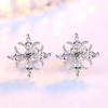 Shake Tone Moda Lotus Zircon Brincos Brincos Femininos Fresh Flower Brincos Brincos Elegantes Femininos Arrow Flower Brincos