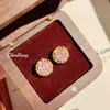 Nuevo Colgante de Collar Octagonal de Zircón de Corte Rosa Aguamarina con Diamante de Alto Carbono, Pendientes de Diamante Rosa y Piedra Preciosa de Color, y Anillo de Diamante Amarillo para Mujer