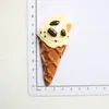 Nuevos Accesorios de Resina de Helado DIY Pegamento de Crema Funda para Teléfono Móvil Imán para Refrigerador Llavero Colgante Material