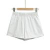 Shorts de Cintura Dividida Lateral Pequeña Distintivos de Moda Estilo Spice Girls para Mujer Color Sólido Modernos Versátiles Casuales Deportivos Hot Pants