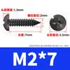Tornillos Autoperforantes de Acero Inoxidable 201 Negros Cabeza Redonda Cruz Tornillos Autoperforantes de Cabeza Panorámica M2/M3/M4/M5/M6