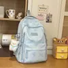 Nova Mochila de Urso de Grande Capacidade para Aluno do Ensino Médio Bolsa Escolar Menina ins Alta Aparência Moda Casual Mochila Leve