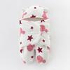 Cobertor acolchoado para bebê recém-nascido primavera, outono e inverno, saco de dormir de algodão anti-susto para segurar o bebê, mantas de bebê