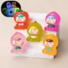 Cubos de Fruta Luminosos 2ª Generación Accesorios DIY Figuras Lindas de Resina Colgante para Llavero Caja Sorpresa