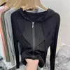 Sudadera Cardigan Fina Suave de Manga Larga para Mujer 2026 Nuevo Estilo de Verano Versátil Camiseta Ropa con Protección Solar Camisa de Aire Acondicionado Top