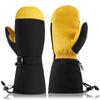 Guantes de snowboard de invierno para hombre y mujer al por mayor, impermeables, resistentes al frío, profesionales, con dedos separados, guantes cálidos para la nieve
