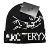 Moda Outono e Inverno Versátil Letra 2025 Gorro de Tricô Casual Europeu e Americano Quente para Clima Frio Unissex Transfronteiriço Gorro de Tricô