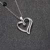 Collar de Amor Plata 925 para Mujer Lujo Ligero Full Diamante Sentido de Alta Gama Diseño de Nicho Leopardo Accesorios Sin Color Mujer