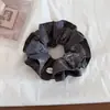 Goma para el pelo de flor de anacardo coreana, Diadema de bufanda cuadrada elegante para mujer, Cuerda para moño de pelo de alta gama, Accesorio para el pelo, Estilo retro coreano