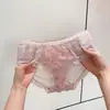 Quarto das Flores Sonho Encantado~Calcinha Jacquard Renda Sexy Francesa Feminina Puro Desejo Confortável Aderente ao Corpo Algodão Puro no Fundilho Calcinhas Femininas