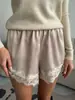 Shorts de Moda Estampados com Renda Estilo Novo Transfronteiriço Europeu e Americano 2026