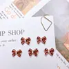Acessórios para Nail Art de Laço com Estampa de Leopardo Mais Vendidos Doce, Cool e Versátil Brincos de Laço 3D para Unhas Decoração de Resina