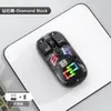 Ratón Inalámbrico Transparente de Doble Modo Fv-T7 2.4G/Bluetooth 5.0 Ratón Recargable con Diseño Magnético e Iluminación RGB En Stock