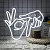 Luz de Neón con Forma de Gesto Genial, Letrero Iluminado de Pared para Bar, Sala de Juegos, Habitación de Niños, Luz Decorativa de Ambiente