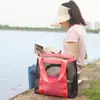 Bolsa de Playa de Viaje Estilo Coreano Bolsa de Almacenamiento Portátil para Exteriores Bolsa para Artículos de Tocador y Natación Bolsa de Almacenamiento Plegable de Malla Bolsa de Viaje