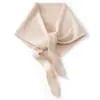 Cachecol triangular pequeno 100% caxemira pura, aquecedor de pescoço de tricô para mulheres, novo xale para outono e inverno, peça de outer wear e cachecol quente
