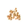 Acessórios Banhados a Ouro 14K Preserva Cor Contas Facetadas Cortadas a Laser Contas Soltas Pulseira de Fio para Joias Feitas à Mão Contas de Ouro Contas Espaçadoras